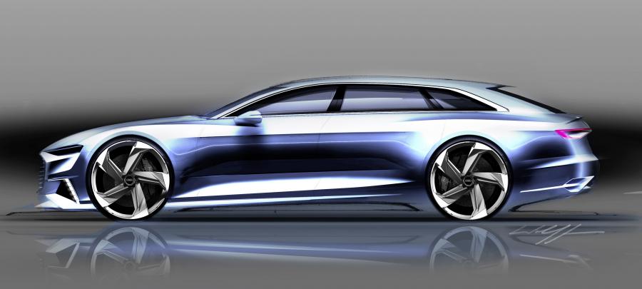 Эскиз Audi Prologue Avant Concept 2015 года  (фото 11 из 49)